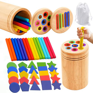 Montessori Wooden Colour & Shape Sorting Toy