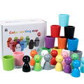 Wooden Colour Sorting Cup Game — 2-Pack