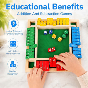 Shut The Box Family Flip Game