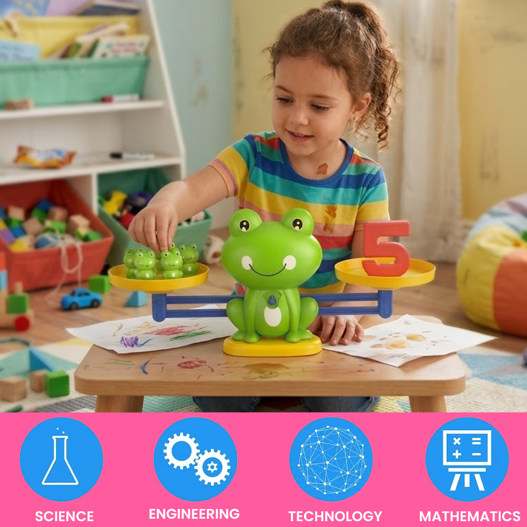Fun & Educational Frog Balance Math Toy