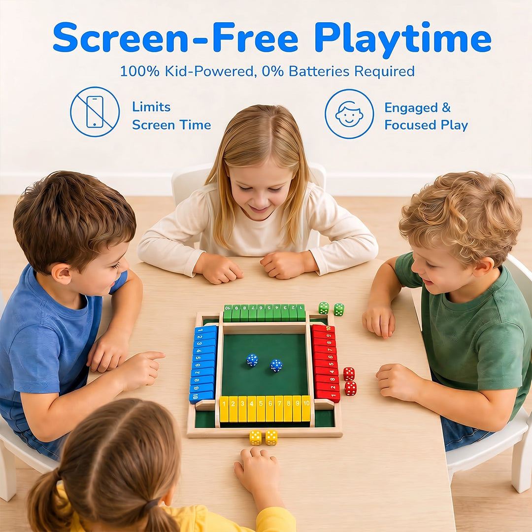 Shut The Box Family Flip Game