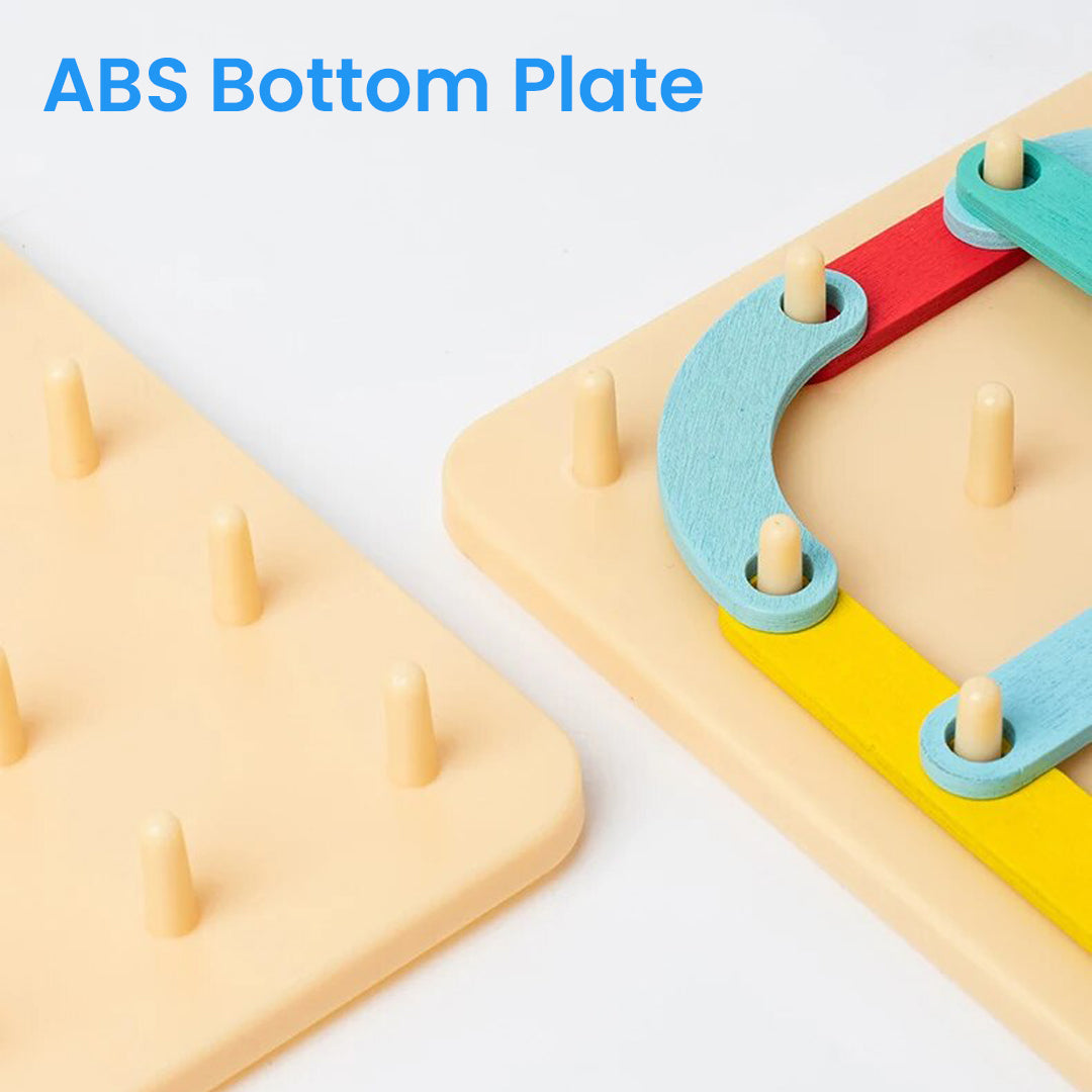 Creative Letters Numbers and Shapes Learning Board