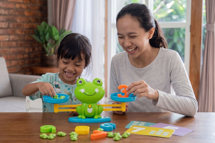 With Frog Balance Math Toy